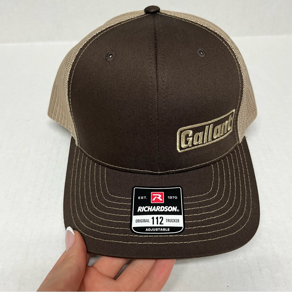 Gallant Richardson original 112 mesh adjustable trucker hat western cowboy ranch - Picture 6 of 10